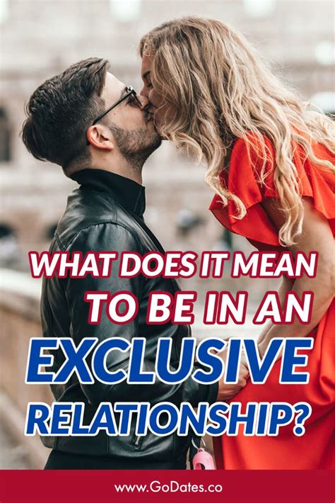 dating to exclusive relationship